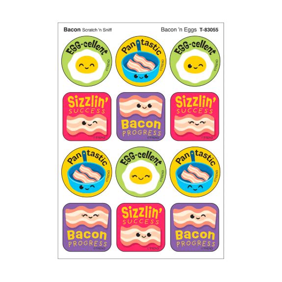 bacon scent scratch & sniff
